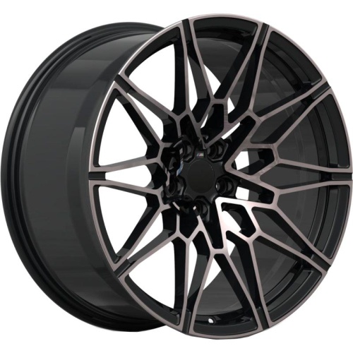 Фото колесного диска BMW 826M 10x21 5*112 ET30 DIA66.6 Gloss Black Dark Face Кованый