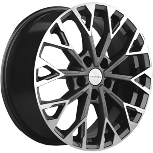 Фото колесного диска Khomen KHW 1718 7x17 5*114.3 ET35 DIA60.1 Gray-FP Литой