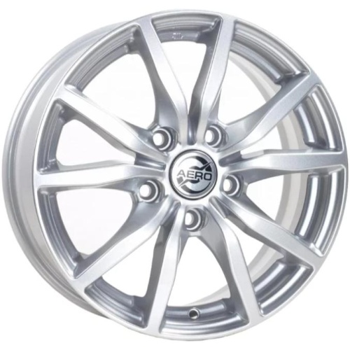 Aero A1599 6.5x15 5*108 ET43 DIA67.1 Silver Литой