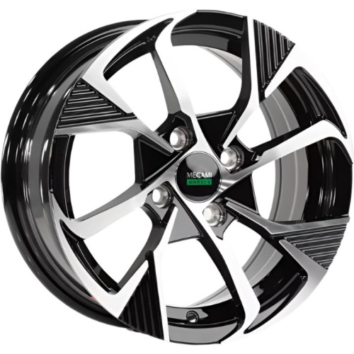 Фото колесного диска Megami MGM-23 6x14 4*100 ET35 DIA73.1 BKF Литой