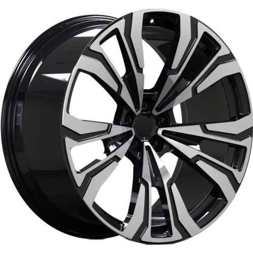 Фото колесного диска BMW NEW1 11x22 5*112 ET30 DIA66.6 Gloss Black Face Кованый