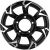 Купить диски Khomen KHW 1505 5.5x15 5*139.7 ET-20 DIA108.1 Black-FP Литой, купить Диски Khomen KHW 1505 5.5x15 5*139.7 ET-20 DIA108.1 Black-FP Литой в Архангельске Khomen KHW 1505 5.5x15 5*139.7 ET-20 DIA108.1 Black-FP Литой