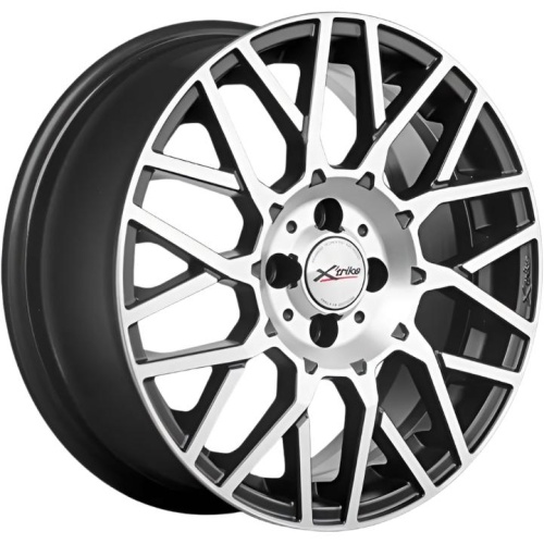 Фото колесного диска X'trike X-125 6.5x16 4*100 ET48 DIA60.1 BKM/FP Литой