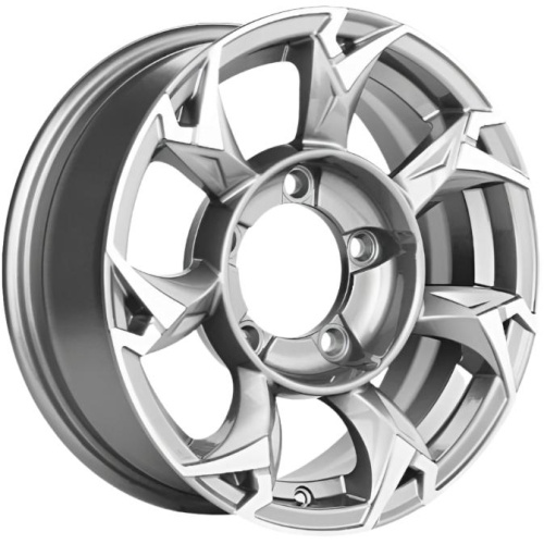 Khomen KHW 1505 5.5x15 5*139.7 ET5 DIA98.5 F-Silver-FP Литой
