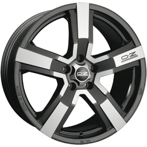 OZ Versilia 8x18 5*112 ET48 DIA75.1 Matt Black + Diamond Cut Литой