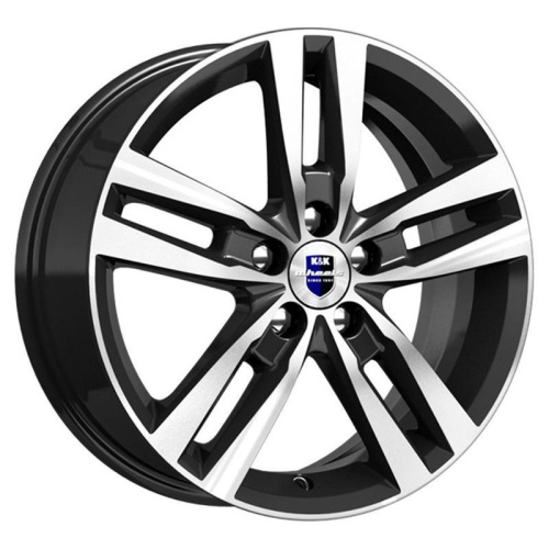 Фото колесного диска K&K Rassvet 6.5x16 5*112 ET50 DIA57.1 Алмаз черный SK Литой