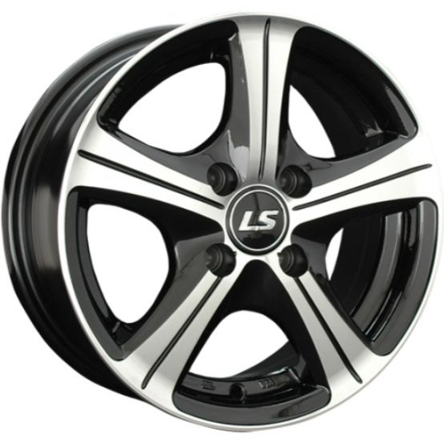 Фото колесного диска LS 202 6x14 4*100 ET39 DIA73.1 BKF Литой