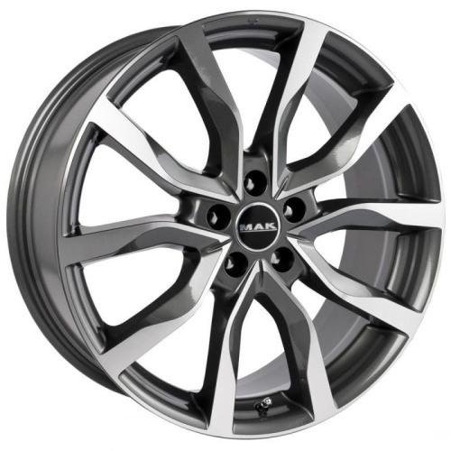MAK Koln 9.5x21 5*114.3 ET48 DIA76.1 Gunmetal Mirror Face Литой
