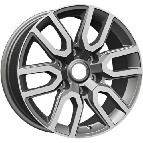 Khomen KHW 1723 8x17 6*139.7 ET50 DIA92.5 Gray-FP Литой
