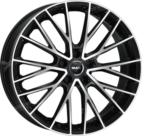 MAK Speciale 9x21 5*112 ET25 DIA66.6 Graphite Mirror Face Литой