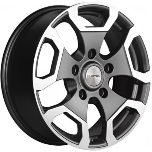 Фото колесного диска Khomen KHW 1725 6.5x17 5*139.7 ET40 DIA98.5 Gray-FP Литой