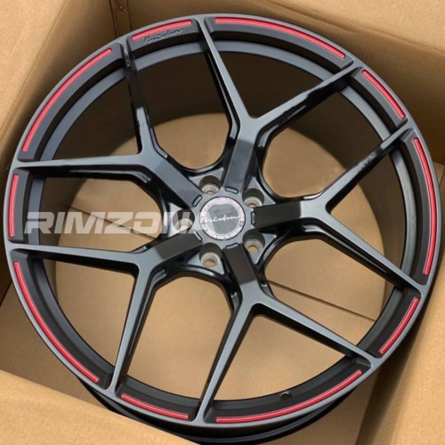Brixton BMW 2024 8.5x21 5*112 ET25 DIA66.6 Gloss Black Dark Face Кованый