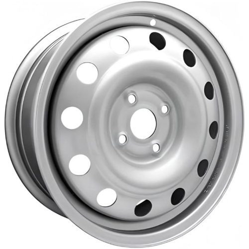 Фото колесного диска ТЗСК Huyndai Solaris/Kia Rio 6.5x16 4*100 ET50 DIA54.1 Silver Штампованный
