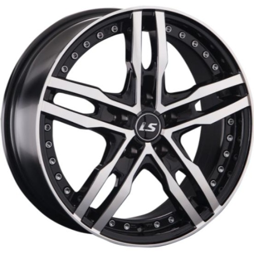 Фото колесного диска LS 356 6x16 4*100 ET41 DIA60.1 BKF Литой