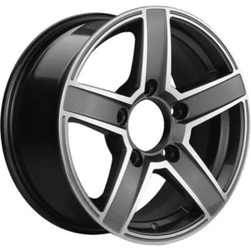 Фото колесного диска Khomen KHW 1614 6.5x16 5*139.7 ET35 DIA98.5 Gray-FP Литой