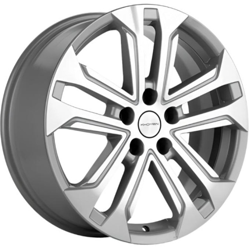 Фото колесного диска Khomen KHW 1803 7x18 5*114.3 ET50 DIA67.1 F-Silver-FP Литой