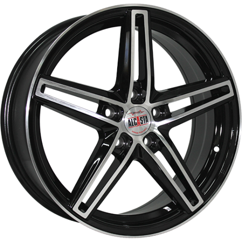 Alcasta M43 6.5x16 5*114.3 ET45 DIA66.1 BKF Литой