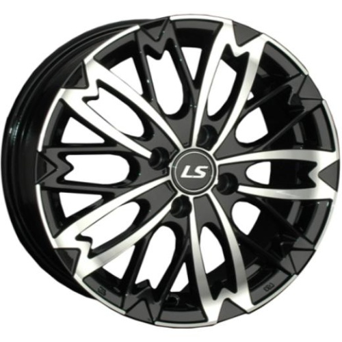 Фото колесного диска LS 477 6x15 4*100 ET45 DIA73.1 BKF Литой