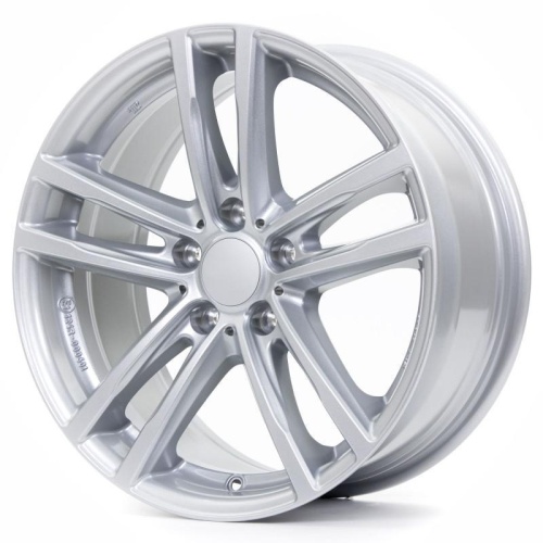 Rial X10 7x17 5*112 ET54 DIA66.6 Polar Silver Литой