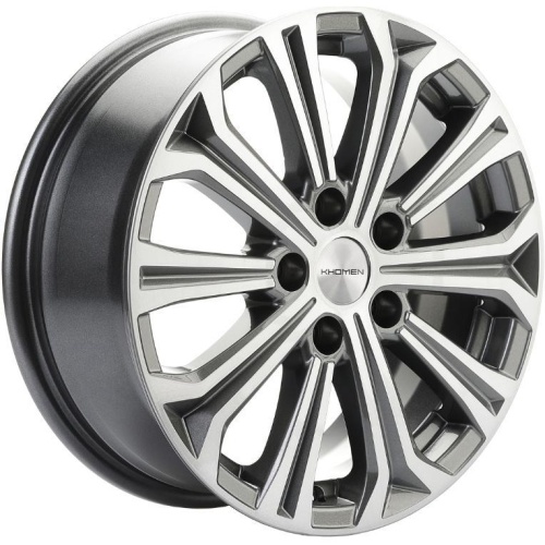 Фото колесного диска Khomen KHW 1610 6.5x16 5*114.3 ET46 DIA67.1 Gray-FP Литой