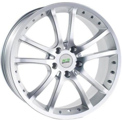 N2O Y950 7x17 5*100 ET48 DIA56.1 Silver Литой