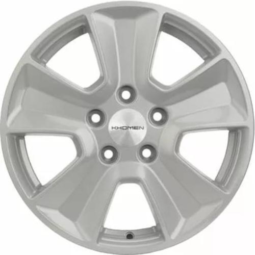 Фото колесного диска Khomen KHW 1601 6.5x16 5*114.3 ET50 DIA67.1 F-Silver Литой