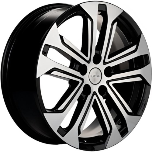 Фото колесного диска Khomen KHW 1803 7x18 5*108 ET36 DIA65.1 Black-FP Литой