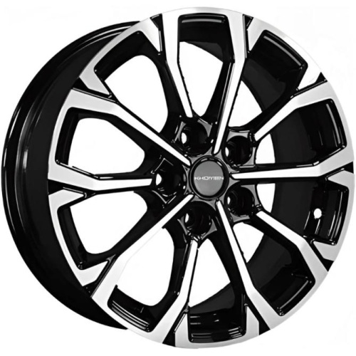 Фото колесного диска Khomen KHW 1605 6.5x16 5*114.3 ET40 DIA66.1 Black-FP Литой