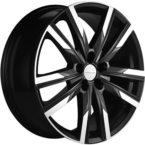 Фото колесного диска Khomen KHW 1905 7.5x19 5*114.3 ET45 DIA67.1 Black-FP Литой