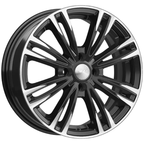 Скад Ламар 6.5x16 4*100 ET41 DIA60.1 Алмаз черный Литой