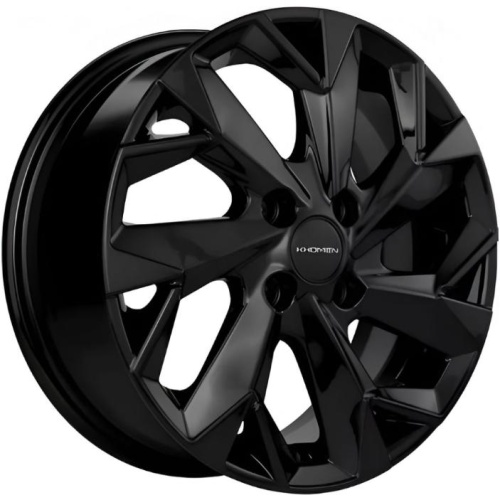 Фото колесного диска Khomen KHW 1508 6x15 4*100 ET45 DIA56.6 Black Литой