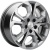 Диск Khomen KHW 1711 6.5x17 5*114.3 ET50 DIA67.1 G-Silver Литой Фото колесного диска Khomen KHW 1711 6.5x17 5*114.3 ET50 DIA67.1 G-Silver Литой