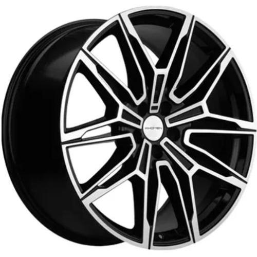 Khomen KHW 2105 11x21 5*112 ET43 DIA66.6 Black-FP Литой