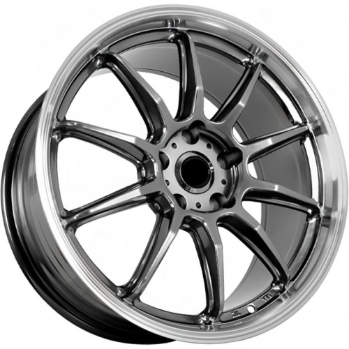 FF SH7032 8.5x18 5*100 ET40 DIA73.1 Hyper Black Lip Polish Литой