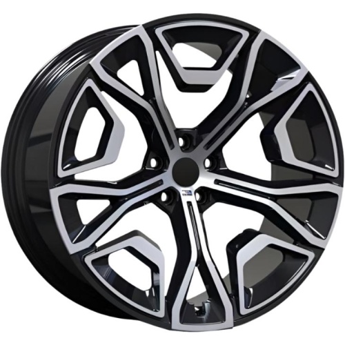 Фото колесного диска BMW NEW 918M1 10x22 5*112 ET30 DIA66.6 Gloss Black Face Кованый
