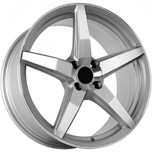 Фото колесного диска FF FBX501 7.5x17 4*100 ET38 DIA73.1 Silver Mahined Face Литой