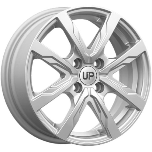 Фото колесного диска WUP UP122 6x15 4*100 ET37 DIA60.1 Silver Classic Литой