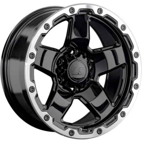 LS 1371 9.5x18 6*139.7 ET5 DIA106.1 BKL Литой