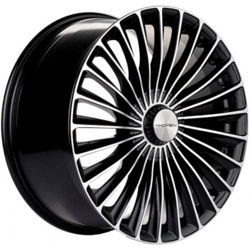 Khomen KHW 2008 8.5x20 5*112 ET38 DIA66.6 Black-FP Matt Литой