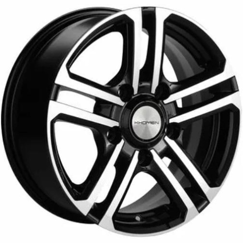 Фото колесного диска Khomen KHW 1602 6.5x16 5*139.7 ET40 DIA98.5 Black-FP Литой