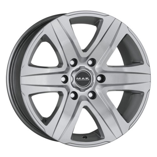 MAK Stone 4x4 T 8.5x18 6*114.3 ET30 DIA66.1 Silver Литой
