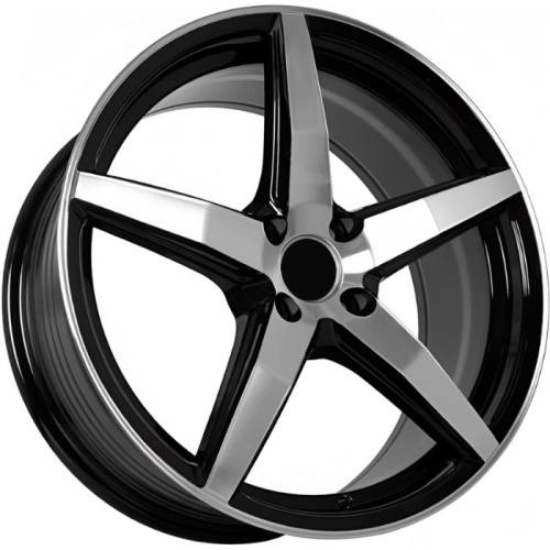 Фото колесного диска FF FBX501 7.5x17 4*100 ET38 DIA73.1 Black Machined Face Литой