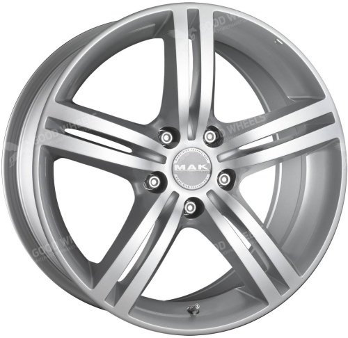 MAK Veloce 7x17 5*100 ET48 DIA56.1 Silver Литой