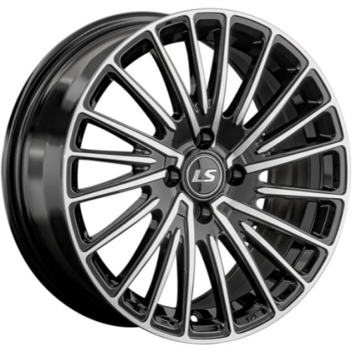 Фото колесного диска LS 1356 7x16 4*98 ET28 DIA58.6 BKF Литой