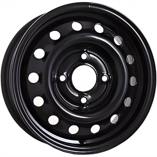 Фото колесного диска ТЗСК Huyndai Solaris/Kia Rio 6.5x16 4*100 ET50 DIA54.1 Black Штампованный