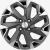 Khomen KHW 1508 6x15 4*100 ET39 DIA56.6 Black Литой