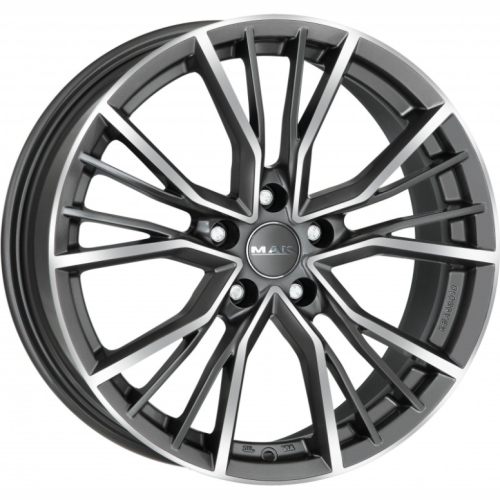 MAK Union 9.5x21 5*112 ET36 DIA66.6 Gunmetal Mirror Face Литой