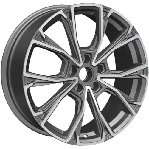 Фото колесного диска Khomen KHW 1907 7.5x19 5*114.3 ET35 DIA60.1 Gray-FP Литой