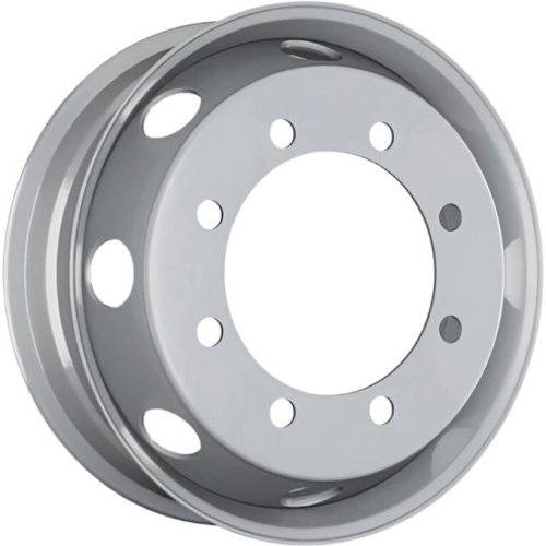 Фото колесного диска Asterro 1744A 6.75x17.5 8*275 ET130 DIA221 Silver Штампованный