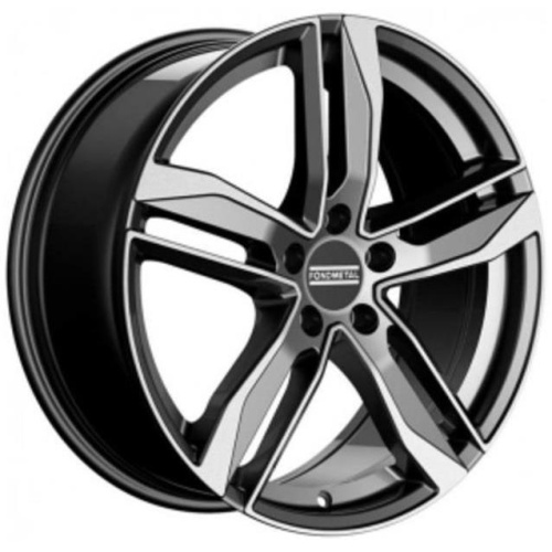 Фото колесного диска Fondmetal Hexis 8x18 5*112 ET40 DIA57.1 Titan Glossy Machined Литой